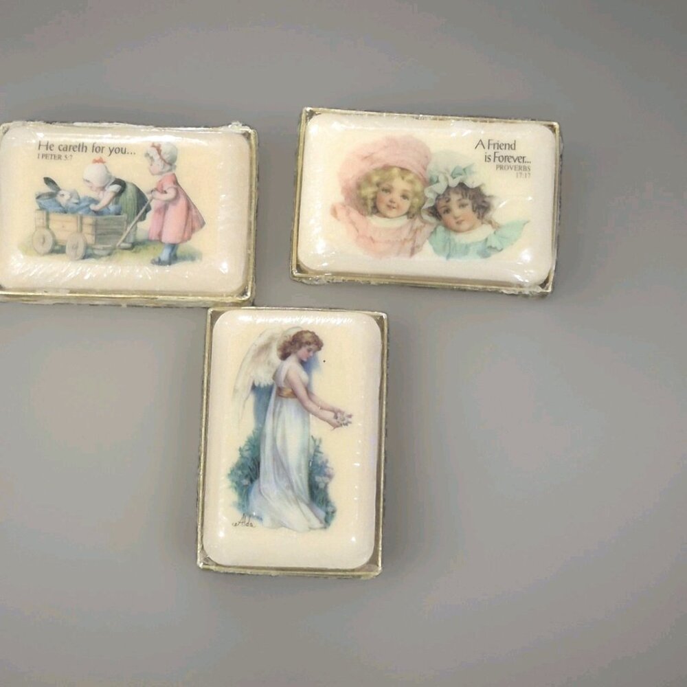 Set Of (3) Alda's Forever Soap French Milled, 3 oz Cake Bar Rare Vintage